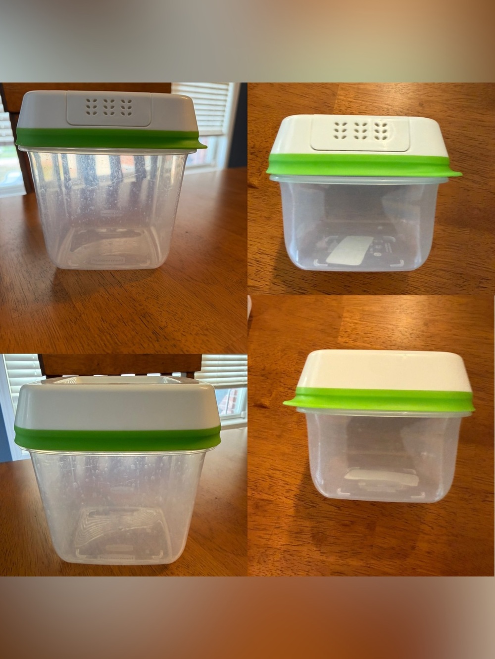 Rubbermaid FreshWorks Produce Saver Food Storage Container, Small & Medium